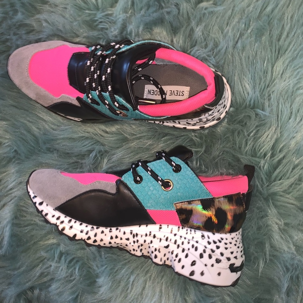 Steve Madden Cliff Bright Multi Sneakers